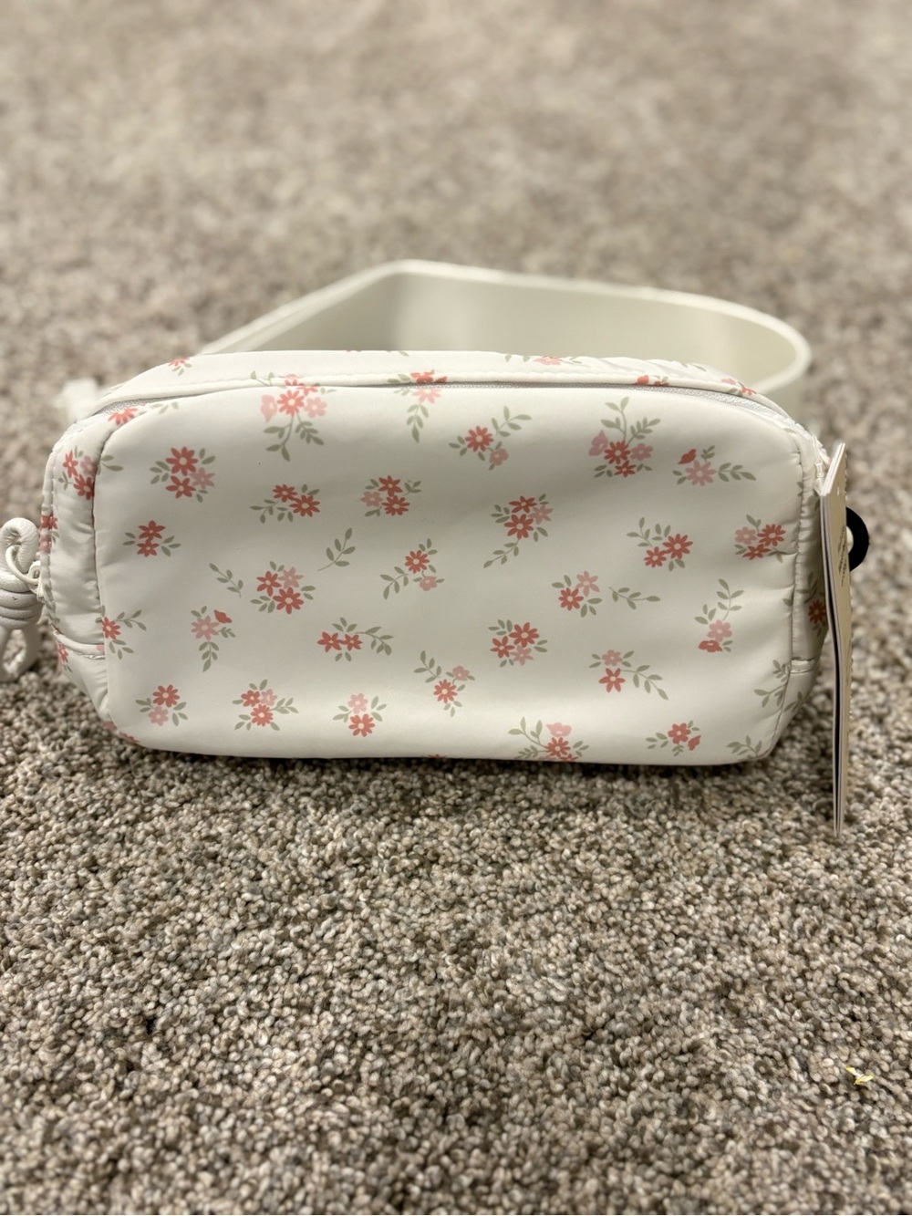 No Boundaries Brand New Floral White and Pink Women's Waist Pack or Sling